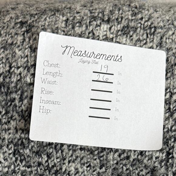 Zara Alpaca Wool Long Sleeve High Turtleneck Speckled Sweater Ribbed Hem S Grey - Picture 9 of 16